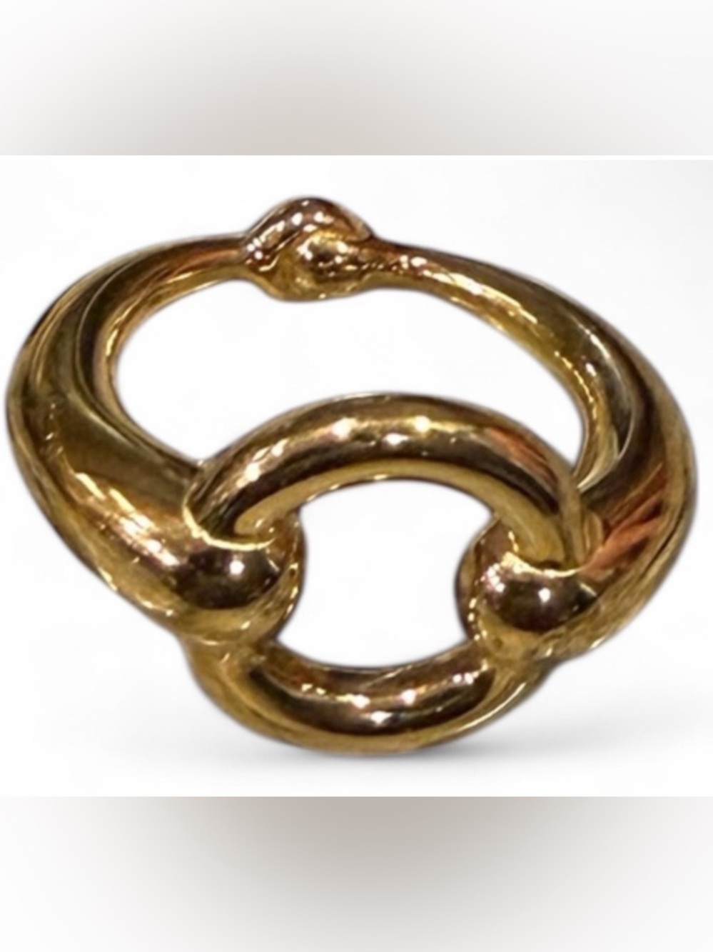 Sale‼️Hermes Authentic  Scarf Ring- Pre owned Size 10 1/2